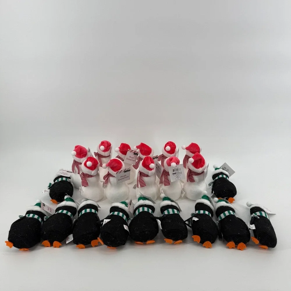 10 Lots of 22 Target Bullseye Playground Snowman‎ Penguin Plush 5